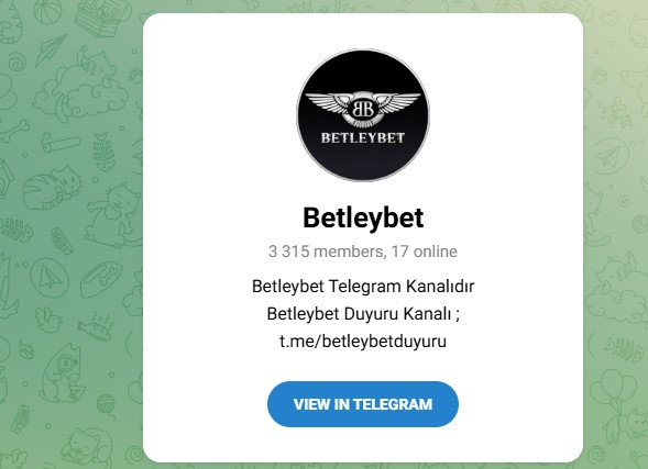 Betleybet Telegram